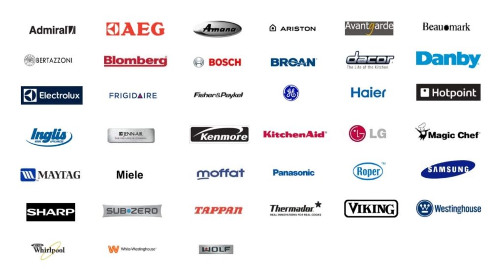 Appliance Brands We Repair