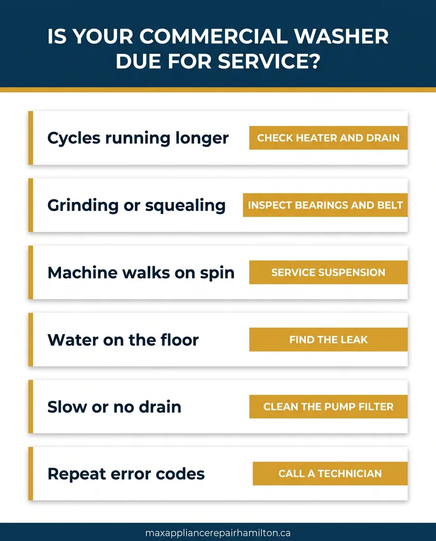 commercial washer maintenance infographics commercial washer maintenance infographics